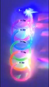 Local home กำไลไฟ LED ใช้แบตเตอรี่ กำไลข้อมือ Charm Bracelets