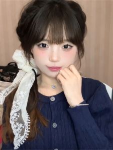 White Lace Triangle Scarf Headscarf Hairband Womens French Style Photography Headwear Fashionable High-end Hair Accessories