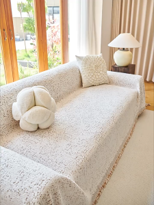 Chenille Couch Cover Slipcover Protector Skin-Friendly Soft Luxury Sofa Cover Non Slip Washable Universal Sofa Blanket 1-4seater