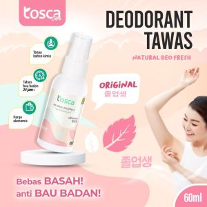 TOSCA NATURAL DEO FRESH 60ML / DEODORAN TAWAS SPRAY / DEODORANT SPRAY