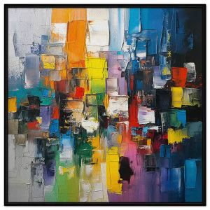 Tranh trừu tượng sơn dầu. Tranh treo tường tranh dán tường Canvas. CGI-275