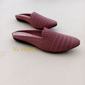 sepatu sandal wanita rajut impor terbaru  terlaris kekinian sol karet