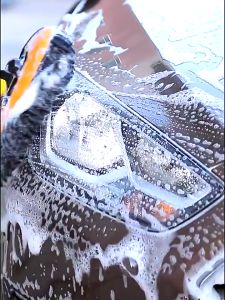 Car Cleaning Brush 15° Elbow Adjustable Car Wash Brush Mop head+ Telescopic rod