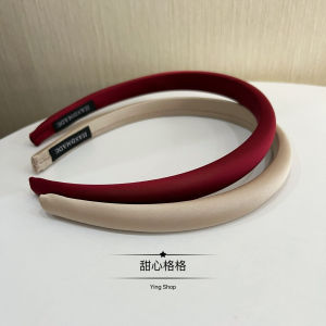 คลิปผมยางพาราสีแดงขาวสไตล์ฝรั่งเศสย้อนยุค เครื่องประดับผมสำหรับฤดูใบไม้ผลิและฤดูใบไม้ร่วง คลิปผมยางพาราแบบนุ่มสำหรับหน้าร้อนปี 2024