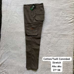 CELANA CARGO PANJANG DEWASA PREMIUM / CELANA CARGO TWILL COMBED / CELANA CARGO PANJANG