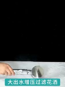 [✅SG Ready Stock] Upgraded Version of Silver Shower head nozzle electroplating High pressure hand shower with filter