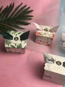 KOTAK PERMEN KOTAK KADO SOUVENIR COKELAT MINGLE TEA PAI SANGJIT WEDDING KADO DEKORASI PESTA wedding Party Birthday Favour Goodies Gift Souvenir Doorgift Candy Diamond Shape Box Kotak Coklat
