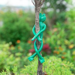 3/1PCS Gardening Tie Cartoon Frog Shape Multifunctional Tie Rose Flower Fixed Buckle Climbing Plant Binding Tie