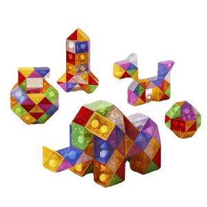 Rubiks Snake 24 Sections 36 Sections 48 Sections 72 Sections Rainbow Glaze Color Kindergarten Kids Deformation Educational Toys Full Set