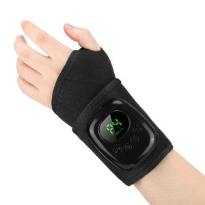 Hailicare | Air Compression Cordless Wrist Massager 4 Airbag Modes Heated Wrist Protector 4 Intensities 3 Heating Hot Compress Wrist Guard