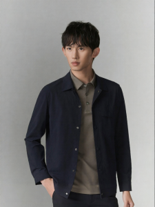 Business Casual Slim Fit Solid Color Jacket