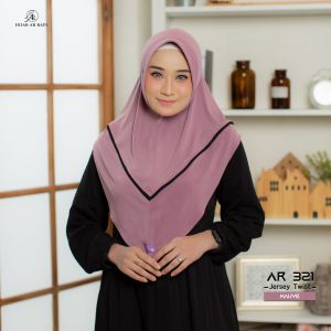 Hijab jilbab kerudung bergo Ar 321 terlaris simple bahan adem melar premium recommeded harian hijab Arrafi