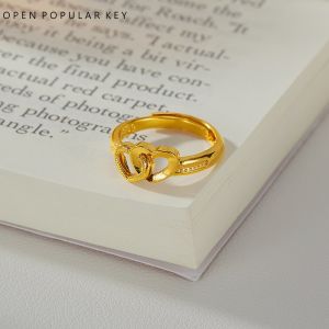 OLEVS Ring For Women Stainless steel Casual Fashion Decorations With Box KJ112