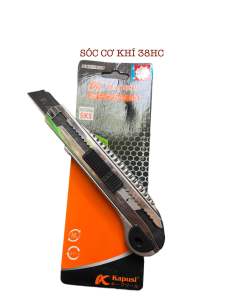 Dao rọc giấy vỏ hợp kim  thay lưỡi liên tục Kapusi JAPAN dao trổ 5 lưỡi 18mm thép SK5 siêu sắc cắt giấy rọc băng dính đa dụng