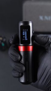 XNET Knight 2024 Wireless Tattoo Rotary Pen Ultra - smooth Coreless Motor 1800mAh Long - lasting Battery 3.5 - 4.5mm Multiple Stroke Options 10 Tattoo Needles Included COD Available