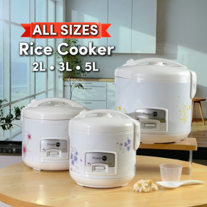 POWERPH Compact Rice Cooker 2L 3L 5L High Power Multi Size Options Faster Cooking Stronger Performance For Versatile Home Office And Commercial Use