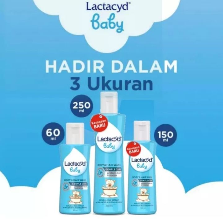 Lactacyd baby sabun bayi 60ml / 150ml / 250ml / 500ml