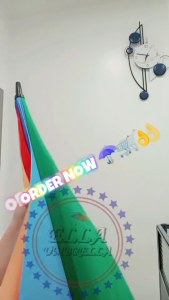 (ELLA SHOP) Straight foam handle 32 inches Rainbow 8 ribs Big size golf Umbrella High Quality