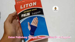 Liton Palm Support 8622 Deker Pelindung Telapak Pergelangan Tangan 1 Pasang 2 Pcs