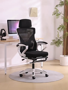 BLH Office Chair Adjustable Headband Pillow Ergonomic Chair With Footrest Can Shake Esports Gaming Chair Computer Chair Can Lie Down Office Bedroom