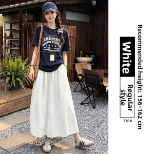 YAYANGREN | Quick-Drying Sun Protection Icy Silk Mini A-Line High-Waist Skirt