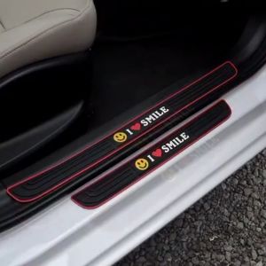 ยางกันรอยชายบันได แผ่นกันรอยรถยนต์ กันรอยรถยนต์ ยางกันรอยบันไดรถ สคัพเพลท ชายบันได