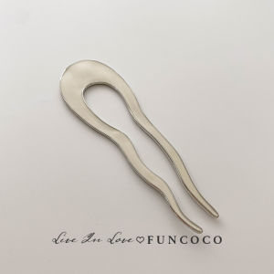 Exported to Japan U-Shaped Hair Pin Minimalist Hyundai Female Hairpin Low Bun Hair Ornament Hair Clasp Daily Tie up the Hair Hairpin