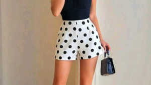 MAI Casual Plain Color AND Polka Dot AND Maong Denim Blue AVAILABLE IN Regular Size AND Plus Big Size High Waist Short