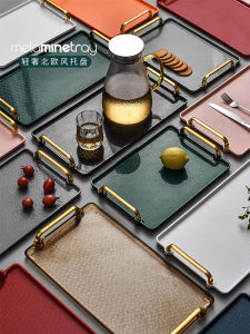 Khay Hình Vuông Dài Để Cốc Trà Gia Dụng Khay Trà Phong Cách Instagram Sang Trọng Nhẹ Nhàng Khay Hoa Quả Khay Đựng Cốc Nước Khay Đựng Nhựa Cỡ Lớn