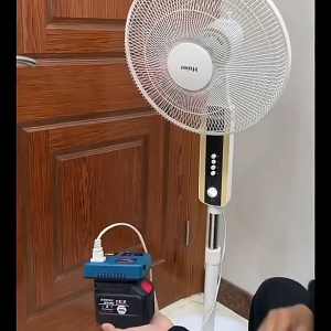 [Power Inverter 20v to 220v] Portable And Efficient Lithium Battery Inverter Converts Pure Sine Wave Inverter with Dual USBAC Outlet and Type-C 电源逆变器