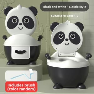 Cartoon Panda Childrens Toilet Seat Boy Baby Potty Trainer Drawer Style Stool Home Use Infant Bathroom Supplies
