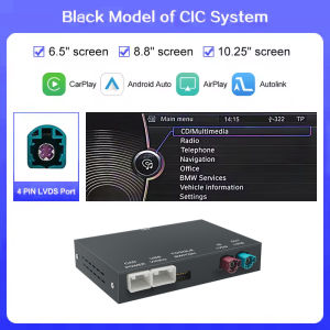 REEIIO Wireless CarPlay Android AUTO for BMW NBT CIC System 1 2 3 4 5 6 7 Series X1 X3 X4 X5 E60 E84 E70 F26 F25 F10 F11F20 F21