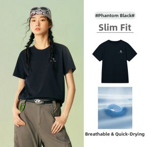 CAMEL | Quick-Dry Loose Fit T-shirt