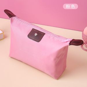 JIULONGZHAO กันน้ำความจุสูงกระเป๋าเก็บของแต่งหน้าพกพาได้สำหรับเดินทางกระเป๋าใส่ของสีลูกอม