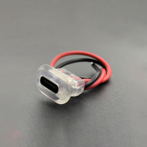 1PCS USB-C Socket Female Head 2/4/6P Type-C With Buckle High Current Fast Charging Desk Lamp Electric Vehicle Car USB Connector