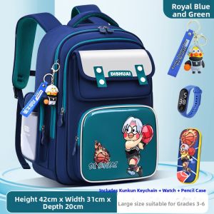 Deanbarry | Spine Protection Lightweight Durable School Backpack Large Capacity