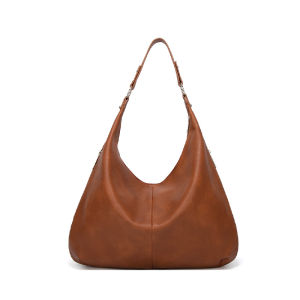 Leacat กระเป๋าผู้หญิงสไตล์ย้อนยุคแบบใช้น้ำมันขี้ผึ้ง กระเป๋าสะพายไหล่ความจุขนาดใหญ่ กระเป๋าสะพายไหล่ระดับไฮเอนด์