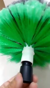 Cleaning Cobweb Brush/Cobweb Duster/Ceiling Round Brush Head/Spider Web Duster(Head Only Kepala Sahaja)/Penyapu Sawang Bulat Brus/Cobweb Brush Berus Sawang Desaku Use For Cleaning/Sapu Sawang Bulat/ Twist-On Cobweb Duster(Soft Bristles) For Indoor & Outdo