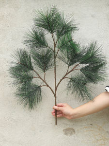 Outdoor Signal Tower Sun-Resistant Pine Needle Extra Large Artificial Pinus Massoniana Black Pine Huangshan Welcome Pine Leaf Christmas Decoration 6-70