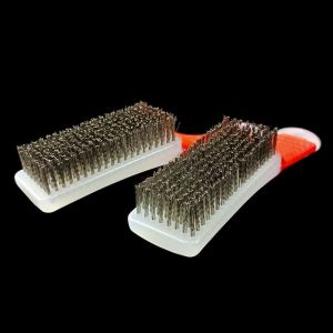 Powerful Cleaning Oyster Crab Brush Steel Wire Manual Handheld Hard Bristle Brush for Kitchen Household Cleaning Tools