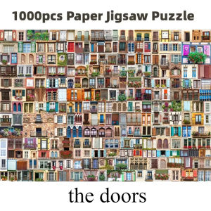 Window of The World 500/1000/1200/2000PCS Puzzle Paper High Difficulty Paper Adult Puzzle Decompression Toy Gift High Difficulty