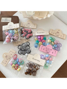 Sweet Little Girls Hair Ties Hearts And Stars Ponytail Holders Baby Head Ropes Adorable Children Accessories Magic Baby