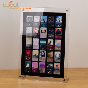 Acrylic Music Photo Wall NFC Chip Sticker Frame Popular Album Cover Song Picture Frame Gift Modern Simple Style Home Decor