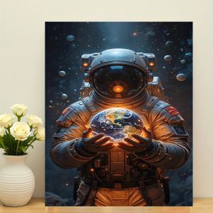 Tranh Tô Màu Acrylic Theo Số Trên Vải Bố - Tranh Nghệ Thuật Số Dành Cho Người Lớn Tranh Vẽ Hình Người