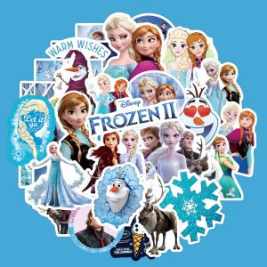 Princess Elsa Kids Journal Stickers Water Cup Luggage Helmet Waterproof Laptop Cartoon Aisha Stickers
