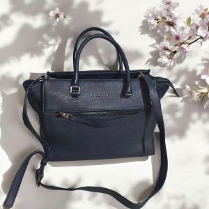 Preloved Couronne Korea Bag with Sling StrapGenuine Pure Leather Bag