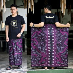 sarung batik pekalongan motif SHINOVAC | sarung modern