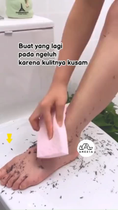 Spons Gosok Pembersih Daki Kotoran Kulit Anak Dewasa Sponge Perontok Pengangkat Daki