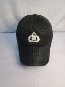 TOPI POLRI TOPI Dabelmes hitam BINTARA Fama PAMEN BORDIR