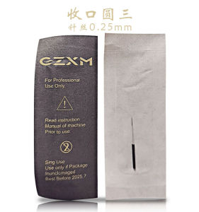 Handmade GZXM Embroidery Needle for Eyebrow Tattooing Foggy Brow Finishing Touch Waterproof Cosmetic Tool for Facial Beauty